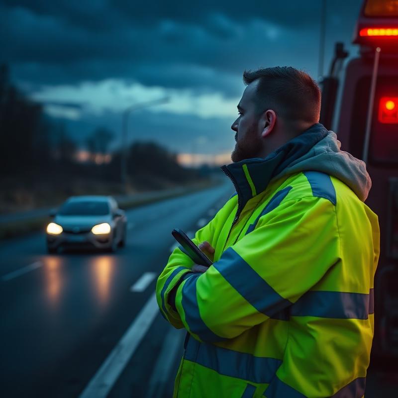 Onze chauffeur staat klaar